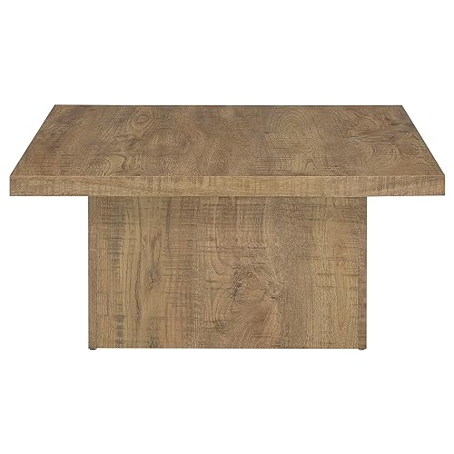 Coaster Home Furnishings Zetta Square Engineered Wood Coffee Table Mango Coaster Home Furnishings