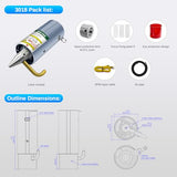 LASER TREE Laser Module, 5W(5000mW) Optical Power Output Laser Engraving Module with Air Assist, Built-in FAC, Double Ultra-Fine Compressed Spot Laser Head for 3018/3018 Pro CNC Machine Class 4, 12V LASER TREE