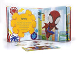 Marvel Spidey and his Amazing Friends My First Puzzle Book - Jigsaw Puzzles for kids, 10-page board book, 5 puzzles to enjoy Phidal