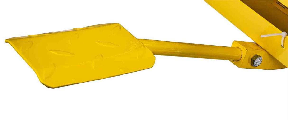 JEGS Hydraulic Lift Cart - 1100 LBS Capacity - Adjustable Scissor Lift Table 10.5' to 31' in Height - Foot-Operated Lift Table with Locking Wheels - Steel Table Cart JEGS