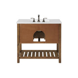 Martin Svensson Home Monterey Single Vanity, Natural Brown Martin Svensson Home