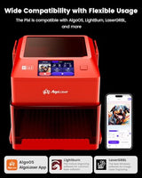 AlgoLaser 5W Laser Engraver Machine: Portable & Smart with 3.5" Touch Screen, Hand Drawing/Wireless/SD Card/Offline Engraving, AlgoOS Self Developed System for Wood, Acrylic, Leather AlgoLaser