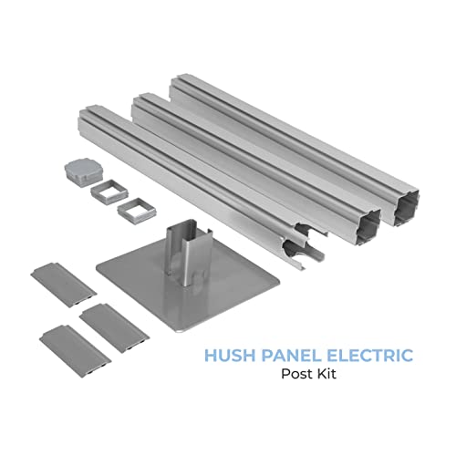 Versare Pre-Configured Hush Panel Electric Cubicle | Workstation Divider Walls | Cubicle Privacy Panels | Office Partition Walls VERSARE