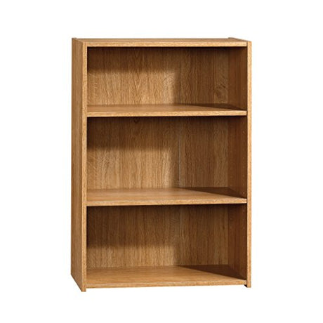 Sauder Beginnings 3 Bookcase/Book Shelf, L: 24.57" x W: 11.50" x H: 35.28, Highland Oak finish Sauder