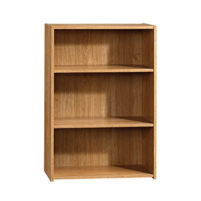 Sauder Beginnings 3 Bookcase/Book Shelf, L: 24.57" x W: 11.50" x H: 35.28, Highland Oak finish