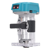 Router Tool, Wood Router Brushless Lithium Trimming Carving Machine Cordless Router Woodworking Router 18V Battery Hole Trimmer Hand Trimmer for Wood Working Slotting OPPWONG