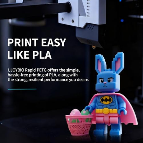 UJOYBIO PETG Filament 1.75mm 250G*8, 3D Printer Filament Bundle, High Strength & Tangle-Free, Dimensional Accuracy +/- 0.03mm, Easy to Use, Fit for Most FDM 3D Printers, 0.25KG Spool, 8 Packs Bundle UJOYBIO