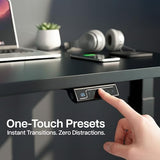 VIVO Electric 71 x 30 in Standing Desk, Touch Screen Adjustment, 220 lb Frame Support, 2E Series, Reclaimed Wood Top Black Frame, DESK-KIT-2E71P VIVO