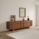 VAFON 70.87" TV Stand with Storage and Shelves for 55-70 inch TV, Wood Entertainment Center with Doors and Drawers, Mid Century Modern Console Table, for Living Room & Bedroom VAFON