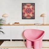 Kaleidoscope Floral pattern-107743 Diamond Painting Kits, DIY 5D Paint for Adults Kids, Full Drill Crystal Diamond Drawing Suitable for Home Wall Decoration Fhuyiks