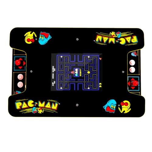 Arcade1Up PAC-MAN Head-to-Head Arcade Table with 12 Games, Multiplayer Control Panel, & 17-Inch Color LCD Screen, Black Series Edition ARCADE1UP