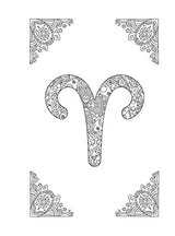 Aries: Your Cosmic Coloring Book: 24 Astrological Designs for Your Zodiac Sign! (Cosmic Coloring Book Gift Series) Adams Media