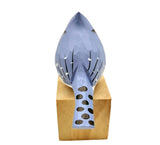 TALKLEK Hand Carved Wooden Bird Figurines, Creative Small Bird Statue for Home Decor, Bird Gifts for Bird Lovers (Blue Jay) TALKLEK