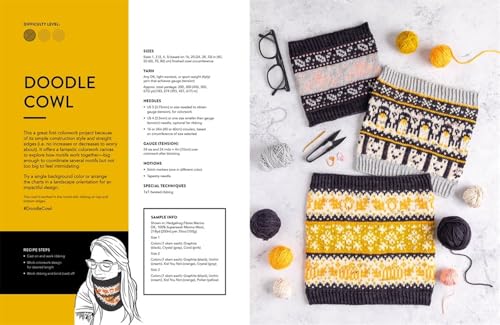 The Doodle Knit Directory: 200 mix & match motifs and patterns for knitted accessorie WoodArtSupply