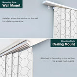 CHICOLOGY Sliding Door Blinds, Blinds for Sliding Glass Doors, Sliding Glass Door Blinds, Vertical Blinds for Patio Doors, Room Divider, Hexagon, W:46-86 x H: 0-96 inch CHICOLOGY