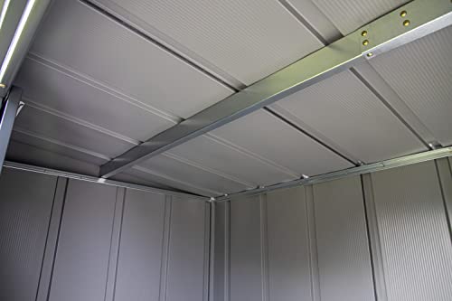 Arrow Classic Steel Storage Shed, 10x4, Blue Grey Arrow Shed