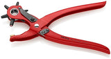 KNIPEX - 90 70 220 Tools - Revolving Punch Pliers (9070220), Red Knipex Tools LP