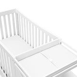 Graco Remi 4-In-1 Convertible Crib & Changer With Drawer (White) – GREENGUARD Gold Certified, Crib And Changing-Table Combo, Includes Changing Pad, Converts To Toddler Bed, Full-Size Bed Graco