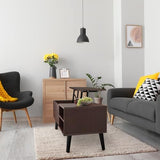 Lifetime Home Lift Top Coffee Table with Hidden Compartment - Modern Living Room Dining Table with Rising Tabletop Lifttop Desk for Apartment, Home, Condo Lifetime Home