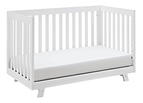 Storkcraft Beckett Convertible Crib (White) – Converts from Baby Crib to Toddler Bed and Daybed, Fits Standard Full-Size Crib Mattress, Adjustable Mattress Support Base Storkcraft