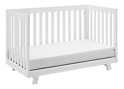 Storkcraft Beckett Convertible Crib (White) – Converts from Baby Crib to Toddler Bed and Daybed, Fits Standard Full-Size Crib Mattress, Adjustable Mattress Support Base - WoodArtSupply