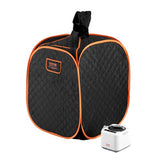 VEVOR Portable Personal Steam Sauna Spa Tent with 2L 1000 Watt Steam Generator, Includes Foldable Chair, Home Therapeutic Sauna Blanket for Detox Relaxation, Time & Temperature Remote Control, Black VEVOR
