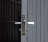 Sojag 12' x 20' Everest Galvalume Steel with Extra Tall Walls Garage Storage Building, Charcoal Sojag