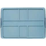 Hefty HI-RISE 72 Qt Large Plastic Storage Bins with Lids, 6 Pack Stackable Containers with Secure Latching Handles, Clear Storage Totes for Garage, Closet, Basement, Clothes and Household Organization Hefty