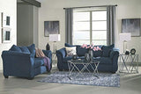 Signature Design by Ashley Darcy Casual Plush Loveseat, Dark Blue Signature Design by Ashley