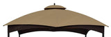 Replacement Canopy Top for Lowe's 10' x 12' Gazebo #TPGAZ17-002C (Golden Brown Canopy Top Only) ALISUN