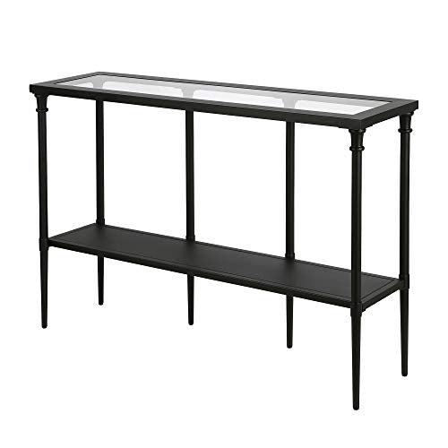 Dafna 45'' Wide Rectangular Console Table in Blackened Bronze Henn&Hart
