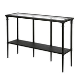 Dafna 45'' Wide Rectangular Console Table in Blackened Bronze Henn&Hart