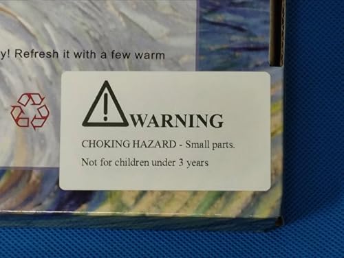 Wowdecor Paint by Numbers Kits for Adults Kids, DIY Number Painting - Starry Night by Van Gogh Beautiful Sky 40 x 50 cm Stamped Canvas (Frame) Wowdecor