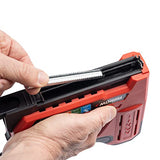 Arrow ET501F Corded 5-in-1 Professional Electric Staple and Nail Gun, Wire Stapler, and Brad Nailer for Upholstery, Framing, Insulation, Crafts, Fencing, and Cable, Black/Red Arrow