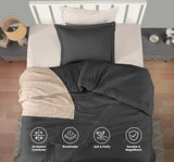 Twin Comforter Set 2 Piece Grey by Utopia Bedding, Comforters Twin Size, Bedding Comforters Sets, Down Alternative Soft Bed Set, 1 Comforter (64 x 88 inches) 1 Pillow Shams (20 x 26 inches)" Utopia Bedding