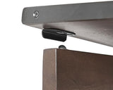 Stakmore Folding Desk with Built in 100V outlet and USB, Espresso Finish Stakmore