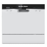 HAMILTON BEACH HBDW3208 RCA RDW3208 Counter Top Dishwasher, 6 Place Settings, Portable, White Hamilton Beach
