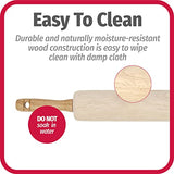 Goodcook 05717000817 Good Cook Classic Wood Rolling Pin, 1,23830 GoodCook
