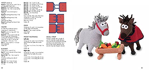 Amigurumi Farmyard: Over 20 cute crochet patterns to make your own mini farm! Search Press