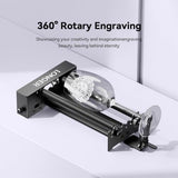 Longer RAY5 20W Laser Engraver with Air Pump,440mm*440mm Honeycomb, Y-axis Rotary Roller 360° Rotation with Bracket，8Pcs Laser Engraver Raiser Laser，DIY Engraver Tool for Metal/Glass/Wood QFLONGER