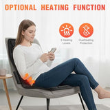 KNONNETD Back Massager for Chair, Massage Seat Cushion with Heat, Lumbar Traction, 6 Vibrating Motors Massager Chair Pad for Full Body Pain Relief, and Home Use KNONNETD