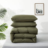 Pureant Olive Green Comforter Sets Queen Size Solid Dark Green Bedding Comforters Plain Army Green Soft Cozy Quilts Women Men Dark Grass Green Blankets Modern Minimalist Hunter Green Comforters Pureant