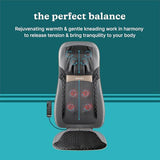 HoMedics Back Massager with Heat, Shiatsu Elite II Heated Neck and Back Massage Cushion. 3 Different Massage Styles and 3 Massage Zones. Comes with Controller and Chair Straps Homedics