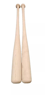 Generic 2 Pack Hand Split Maple Wood Baseball Bat Adult Size Lightweight Unfinished Sanded 34"" Generic