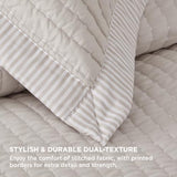 Bedsure Quilts King Size - King Quilt Bedding Set Bedspread Coverlet Comforter, Lightweight Corduroy Pattern Bedspread, 3-Piece Set with 106"x96" Coverlet & 2 Pillow Shams, All-Season Soft Microfiber Bedsure