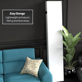 Red Lantern Do It Yourself Blank Canvas Room Divider, 7 Foot - 8 Panels Red Lantern