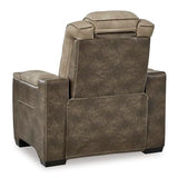 Signature Design by Ashley Next-Gen DuraPella Power Recliner with Adjustable Headrest, Sand Signature Design by Ashley