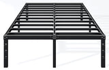 Hafenpo 12 Inch Full Bed Frame - Sturdy Metal Platform Full Size, No Box Spring Needed, Heavy Duty, Easy Assembly, Strong Bearing Capacity, Under Bed Storage, Black Hafenpo