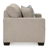 Signature Design by Ashley Deltona Contemporary Loveseat with 2 Accent Pillows, Beige Signature Design by Ashley
