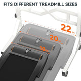 Oransail Small Standing Desk with Wheels, 29.5-45.3 Inch Adjustable Height, Portable Treadmill Desk, Rolling Computer Table for Walking Pad with a Cup Holder and a Hook Oransail